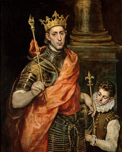 St. Louis (1215-70) und sein Page von El Greco